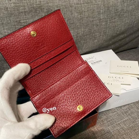 Gucci multicolor floral Ophidia logo wallet - Picture 6 of 12